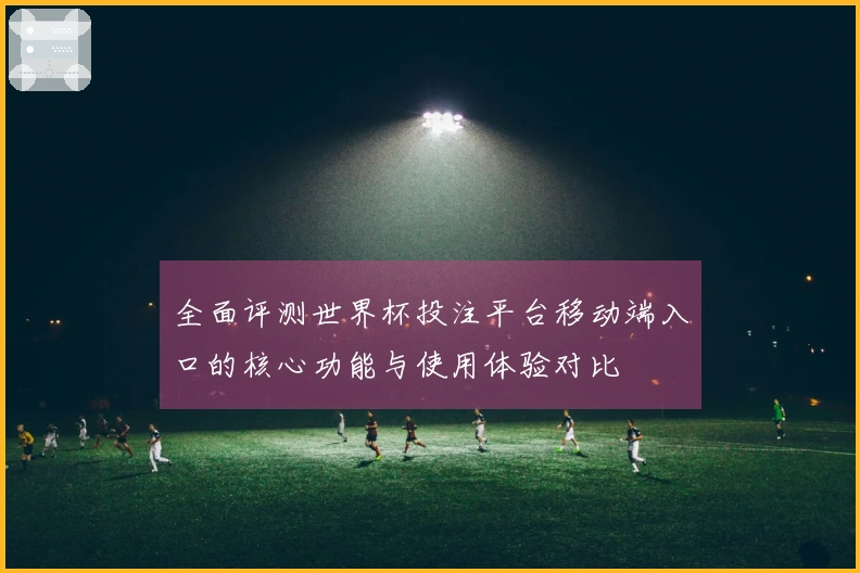 全面评测世界杯投注平台移动端入口的核心功能与使用体验对比